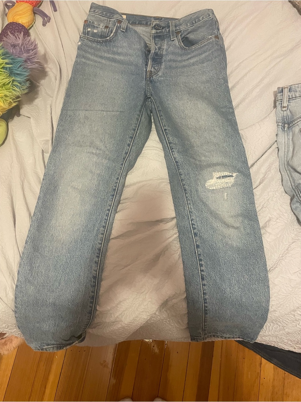 Levi’s light blue 501 jeans